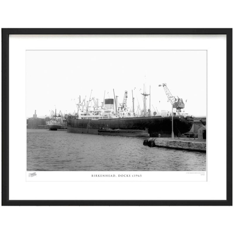 Birkenhead, Docks C1965 by Francis Frith - Single Picture Frame Print, 60cm H x 80cm W x 2.3cm D