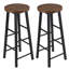 Haydenville Upholstered Counter Stool with Metal Frame-827241158-827241159