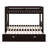 Twin-Size Bunk Bed Accompanied By An Extendable Trundle Bed Beneath-1721002524