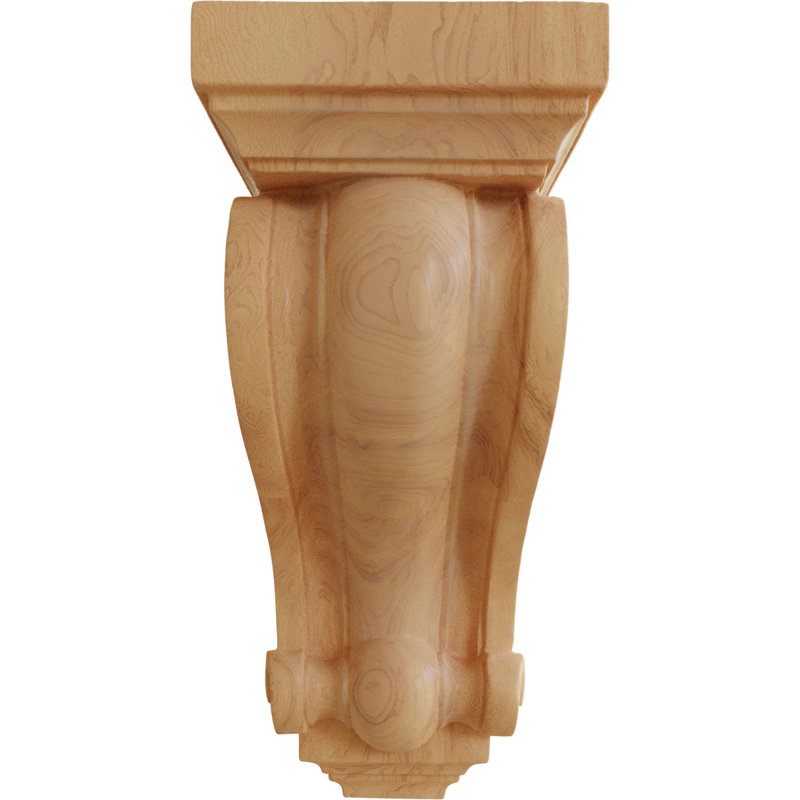 Corbeau en bois Devon Traditional, (paquet de 4), Cerisier, H 13,25 po x l 6 po x P 7 po