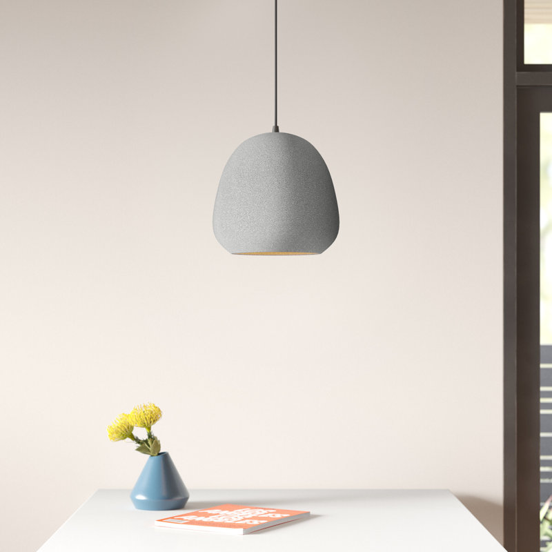 Luminaire suspendu en forme de dôme à 1 lumière Lord