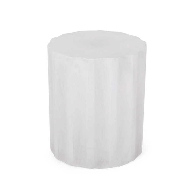 Outdoor Lightweight Concrete Side Table