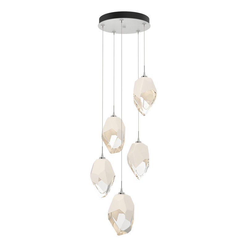 Chrysalis 5 - Light Cluster Pendant, White, White, 15" - 80"