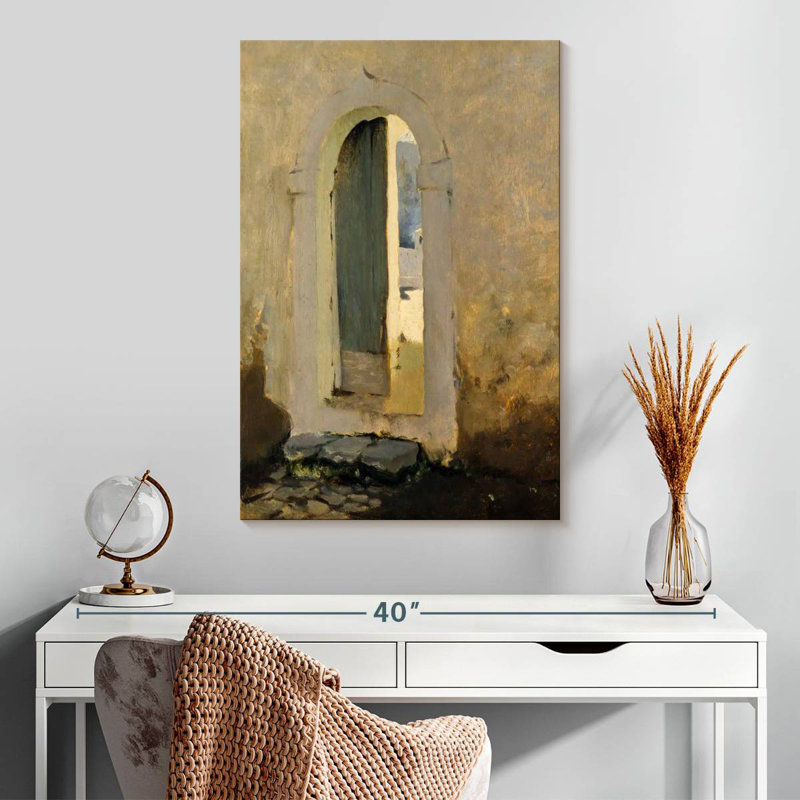 Lilie Open Doorway Morocco 1879-1880, 30" H x 20" W