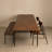 American style retro solid wood dining table.-109025467