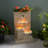 3-Tier Cascading Outdoor Water Fountain with Planter and Built-In LED Lights – Decorative Garden or Patio Feature-190328791