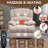 23" Seat Width And High Back Large Size Chenille Power Lift Recliner Chair With 8-Point Vibration Massage And Lumbar Heating-2055438539