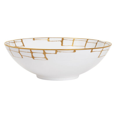 Alligator Bone China Serving Bowl