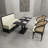 Artificial Leather Upholstered Double Bench Faux Leather Upholstered Bench