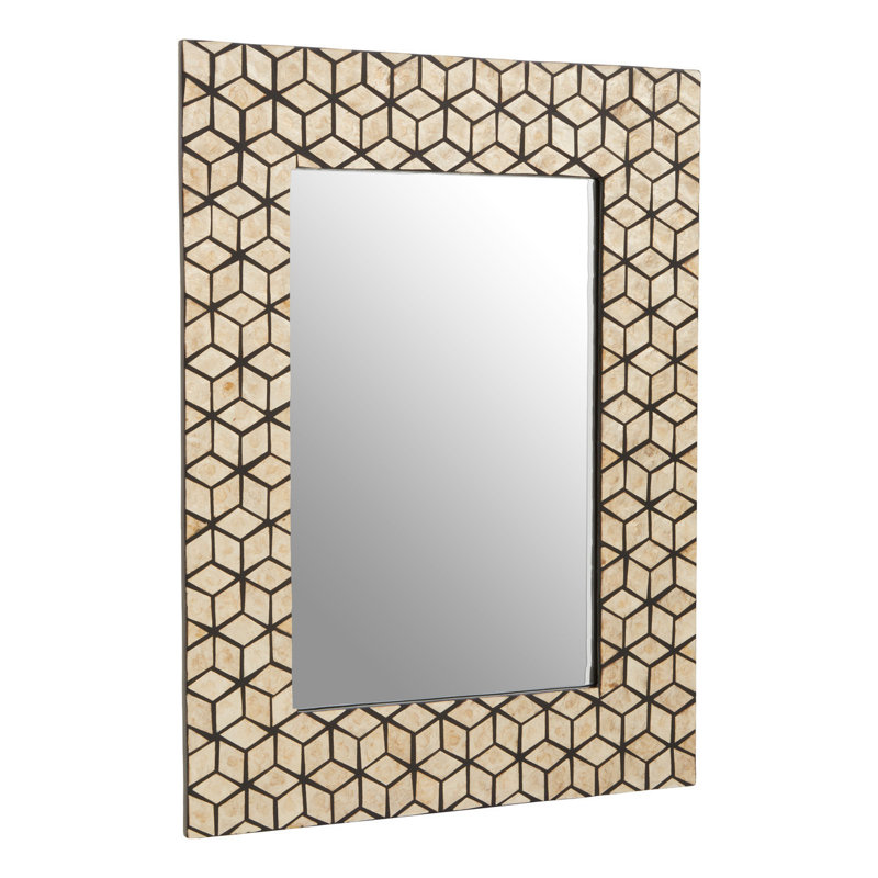 Bertrando Metal Flat Wall Mirror