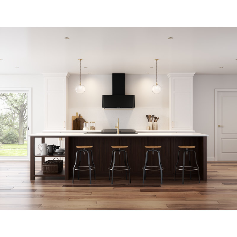 Zephyr Mesa 48 in. Wall Mount Range Hood with LED Lights, Black