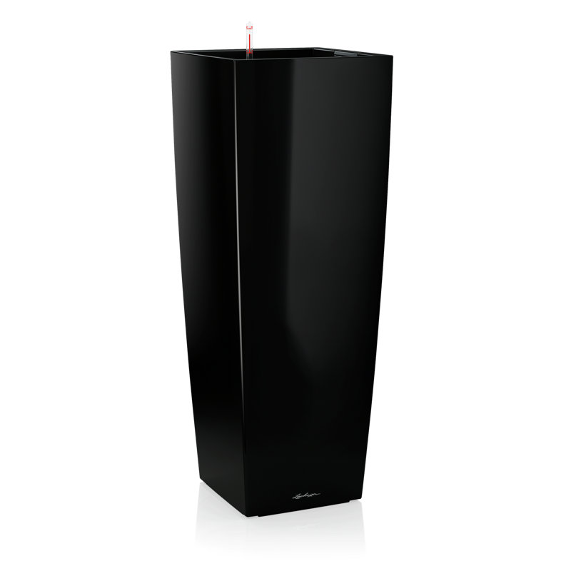 Cubico Ceramic Pot Planter, Black