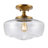 Tatem Glass Semi Flush Mount-508302456