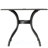 Rust- 37" Square Patio Table - Aluminium, Lightweight, Copper Flicker Aluminium For Outdoor Recreation , Rust-,