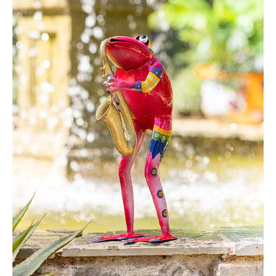 Statue de grenouille