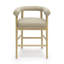 Tabouret de comptoir en cuir Spara-112677288