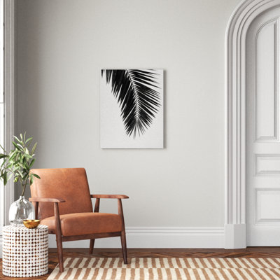 «Palm Leaf Black and White I» - reproduction