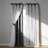 Double Layer Curtains 2-Pack, Sheer & Blackout Room Darkening Panels With Grommet Top, Energy Efficient Indoor Window Drapes-802587225-802587172