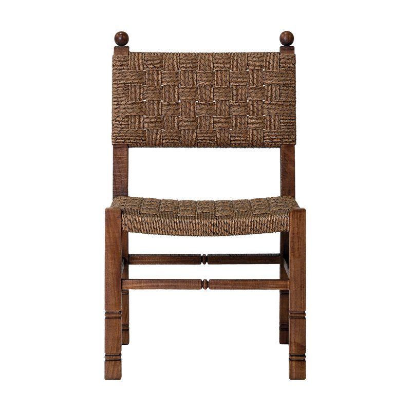 Chaise d'appoint d'extérieur en teck Vaterra