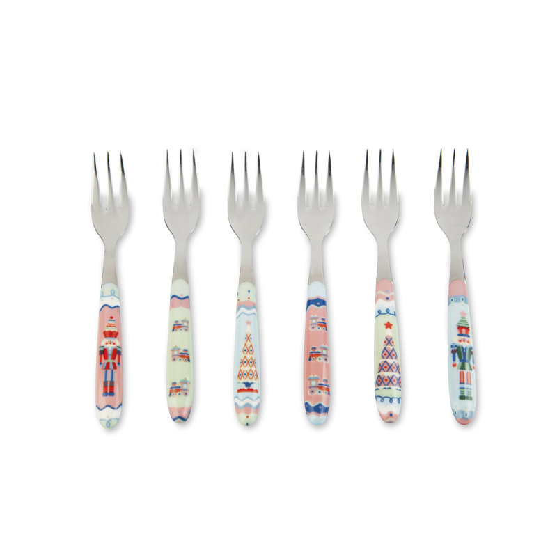 Xmas Sweet Pastels Serving Fork