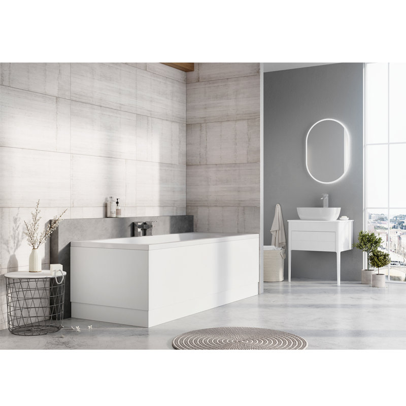  Bath End Panel, Matt White