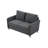 Linen Flared Arm Loveseat with Storage-47937123-27804201