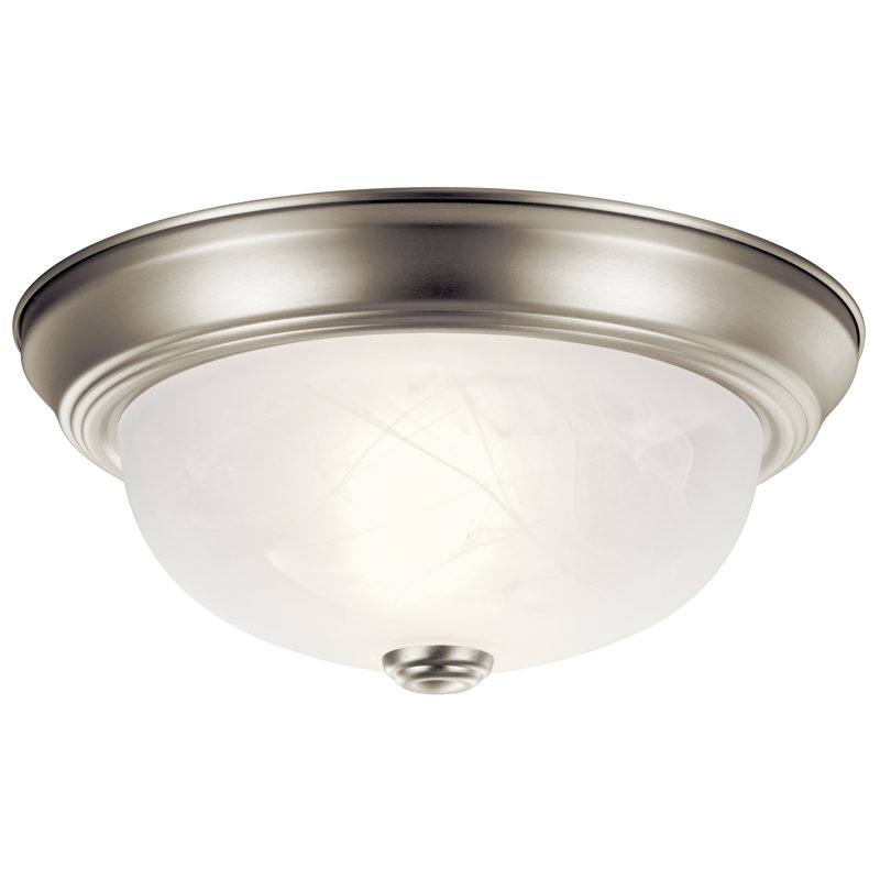 Plafonnier encastré simple en forme de bol 11,25 po Lovella, Bronze tannerie