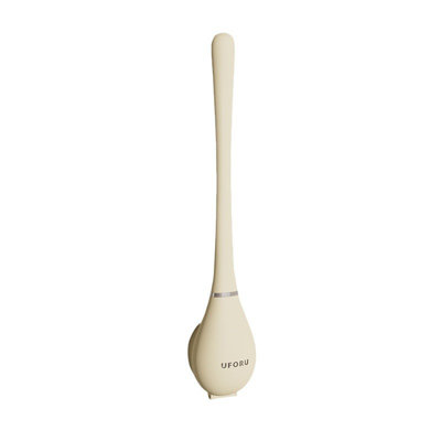 Toilet Brush with Holder, Automatic Open Close Wall-Mounted System, No-Slip Grip & Quick-Dry Ventilated Holder, Space-Saving for Modern Bathroom