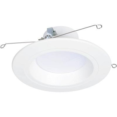 Lumière DEL encastrée à intensité variable de 6 po 5 CCT à intensité variable, homologuée IC pour éclairage humide