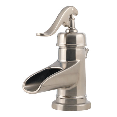 Robinet pour salle de bain à un trou avec ensemble de drain Ashfield-Bath