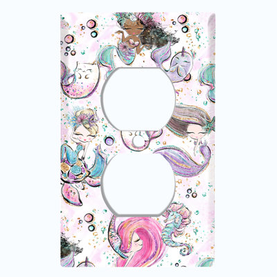 Plaque murale quatre prises quatre Mermaids