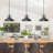 Black And Silver Pendant Light 12.5 Inches Farmhouse Pendant Light, Industrial Pendant Light, Kitchen Pendant Lights, Pendant Lights Kithen Island For Bedroom; Living Room; Kitchen-119416895