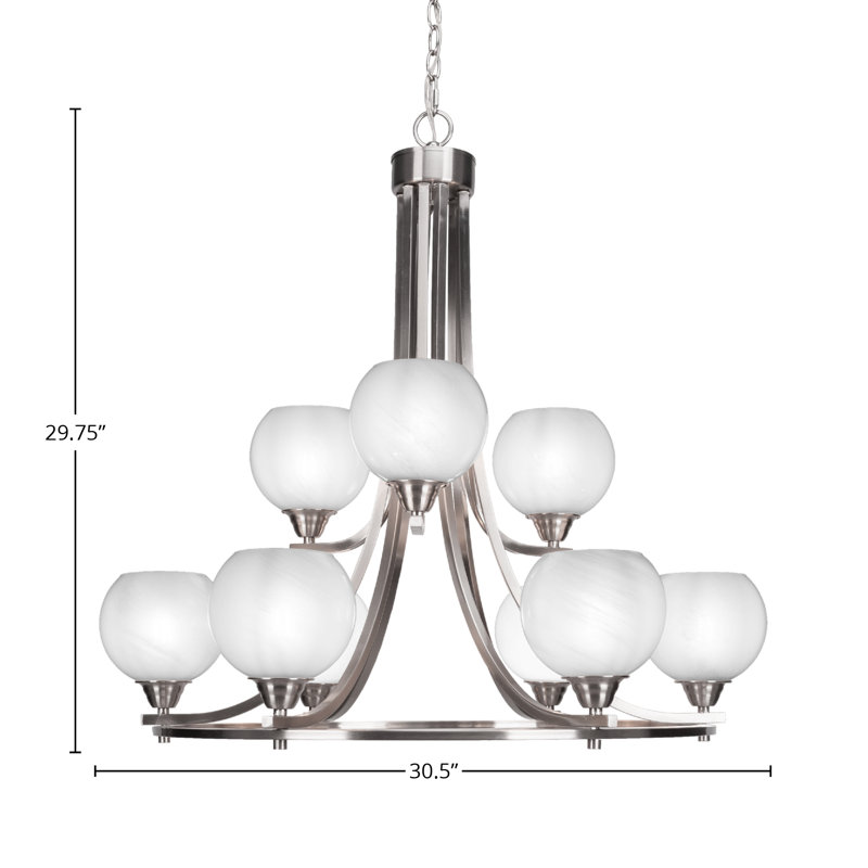 Ahlerich 9-Light Chandelier