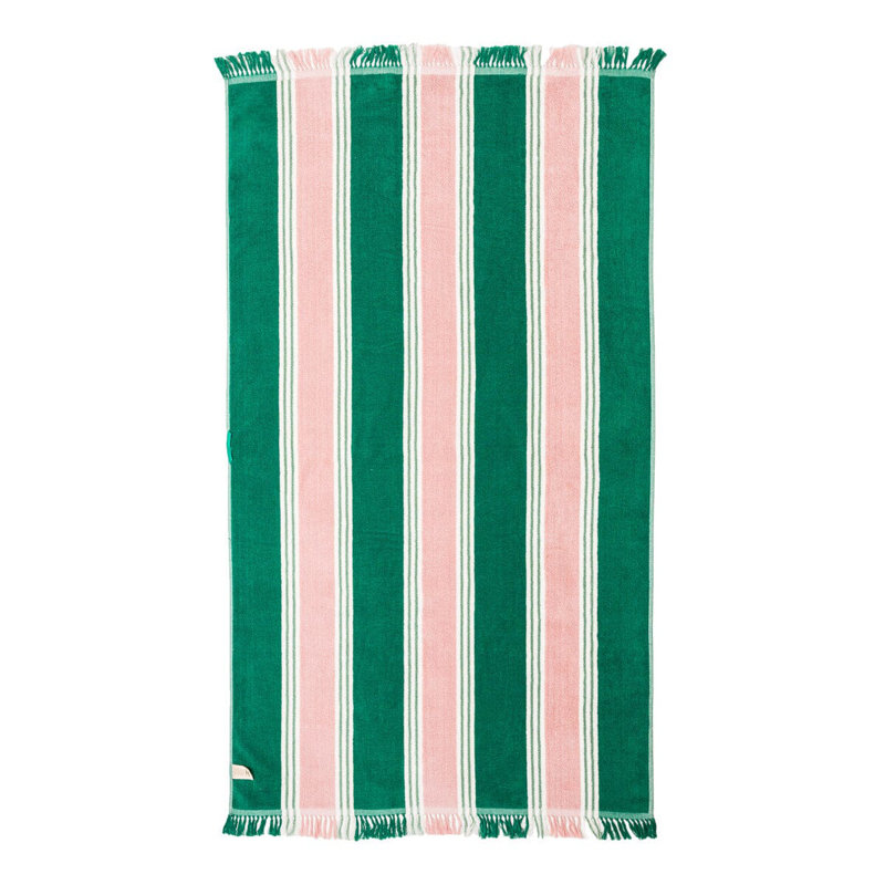 The Beach Towel, Green;Pink