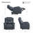 Winslow 37.2'' W Manufactured Wood Recliner-2056517309