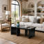 Table basse détachable 47,24 x 23,62 po et 35,43 x 31,49 po