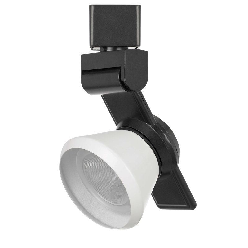 Tête de luminaire de rail del, Blanc, Bronze foncé