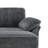 Modern Stylish Chenille Fabric Upholstered Modular Sectional Sofa with a Loveseat and 2 Ottomans-575123304