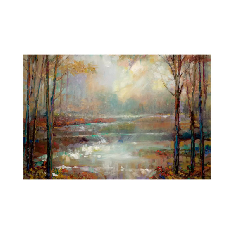 Magical Spring by Ruane Manning - Wrapped Canvas Rectangle Print, Wrapped Canvas, 20.32 cm H x 30.48 cm W