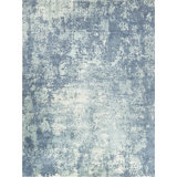 Laguna Abstract Area Rug in Blue