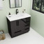 Meuble-lavabo autoportant avec tiroirs à droite Carla-1996190863-1996190850