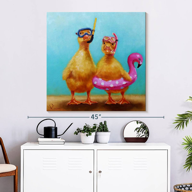 Brampt Pool Party, 33" H x 33" W