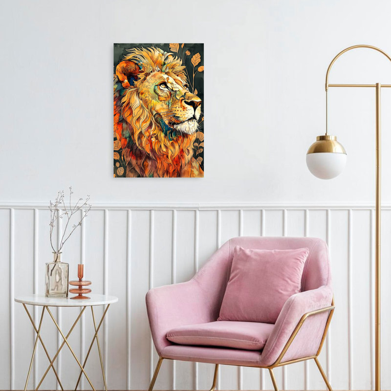 «Tropical Tropical Lion», 24" H x 16" W