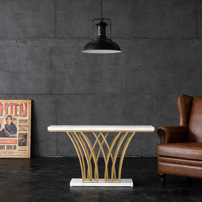 Table d'entrée de luxe, table de couloir, table console