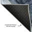 Tapis bleu marine Cerrito AMF513 lavable à la machine de qualité supérieure-103833210