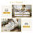Twin Daybed with Trundle, Day Bed with Charging Station & LED Lights, Metal Sofa Bed Frame with Pull Out Trundle for Living Room, Bedroom, Guest Room, Apartment and Small Spaces, Gold-1175681331