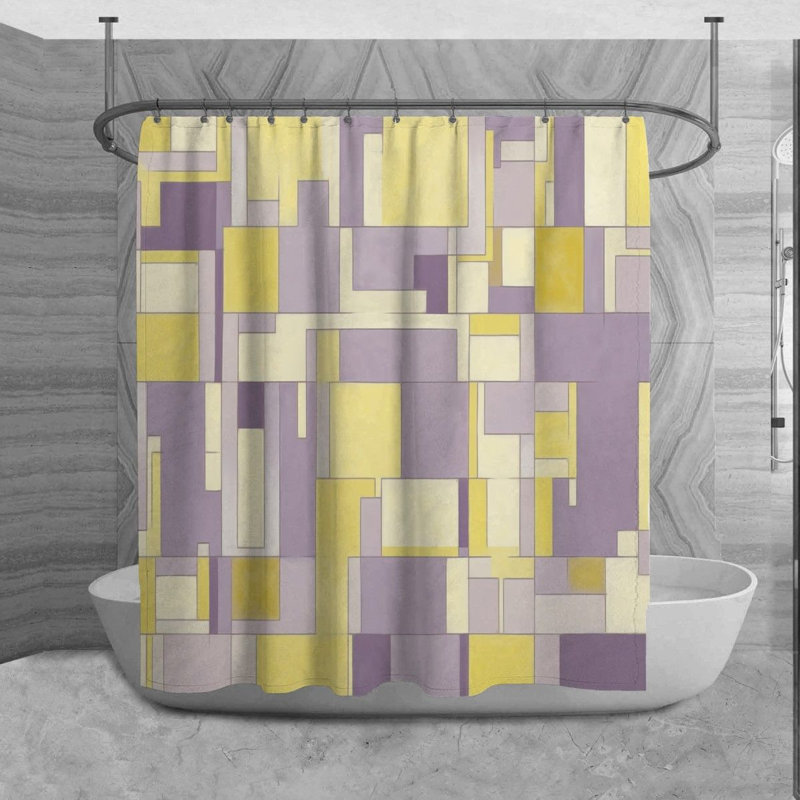 Rideau de douche Lacrecia, H 73 po x l 70 po