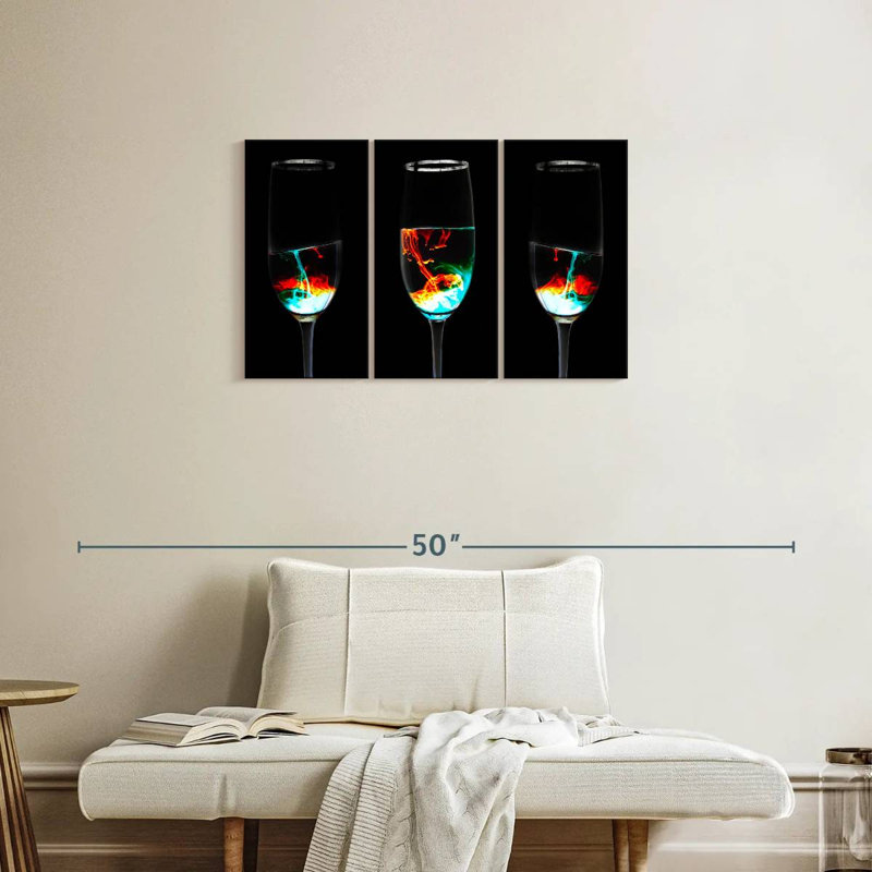 Yarlin Glowing Drinks, 20" H x 33" W