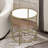 Ankrum Round Coffee Table With Glass Top