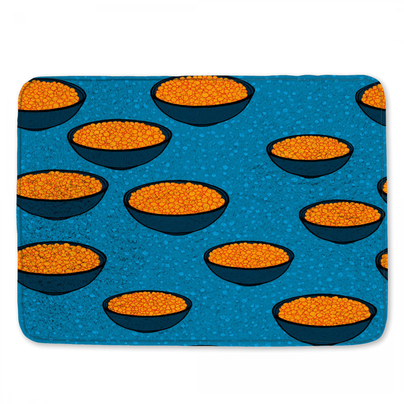 Tapis de bain Bowls, 34in W x 21in L